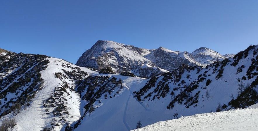Ein Winter-Traumtag in den Berchtesgadener Alpen, am Schneibstein