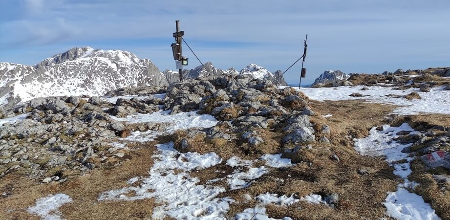 Gipfelkreuze am Schneibstein
