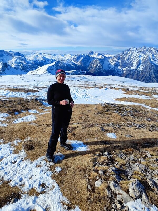 Gipfelpause und Gipfelglück am Schneibstein