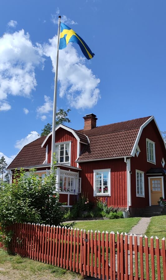 Der Hof Katthult, Heimat von Michel aus Lönneberga in Smaland/ Südschweden