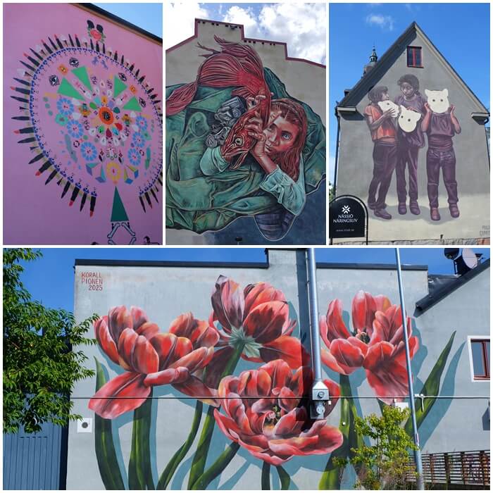 Streetart in Nässjö in Smaland/ Südschweden
