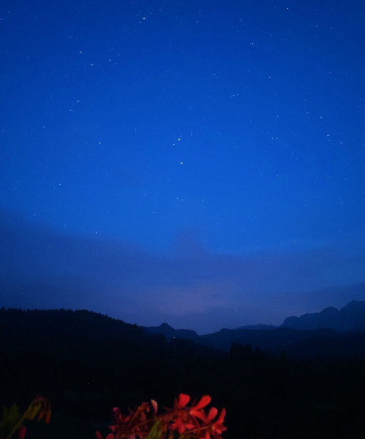 Erster Versuch Sterne fotografieren im Sternenpark