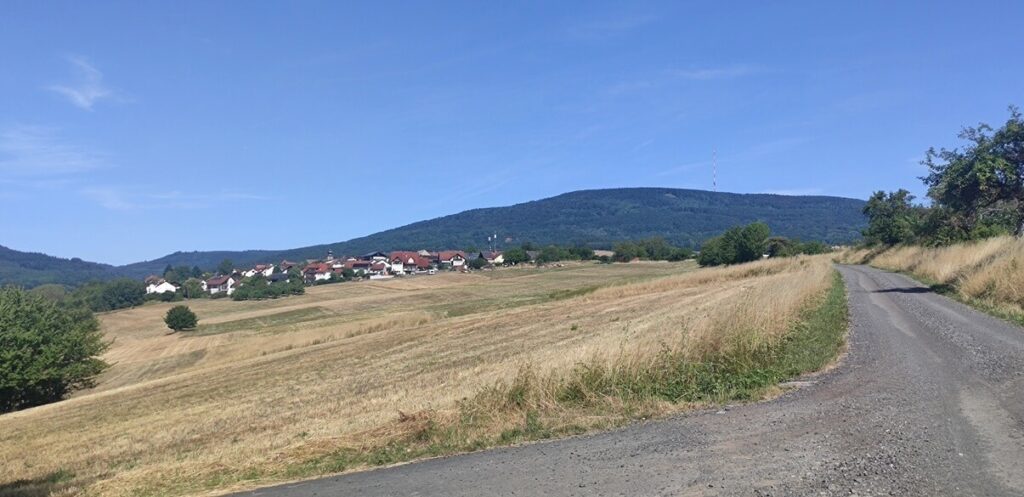 Heißer Tag auf dem Hochrhöner Fernwanderweg